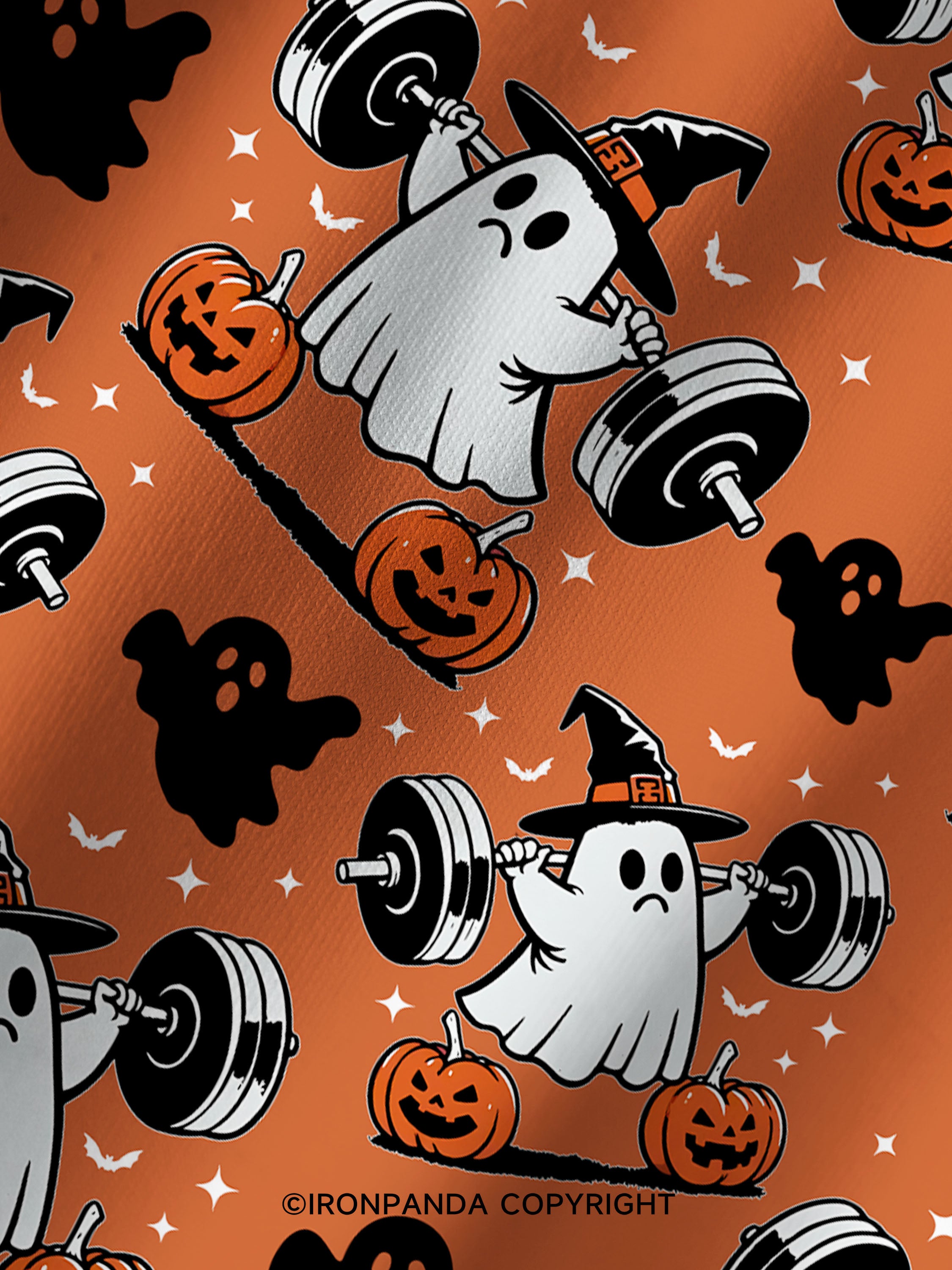 NO TRICKS JUST REPS Printed Yoga Shorts