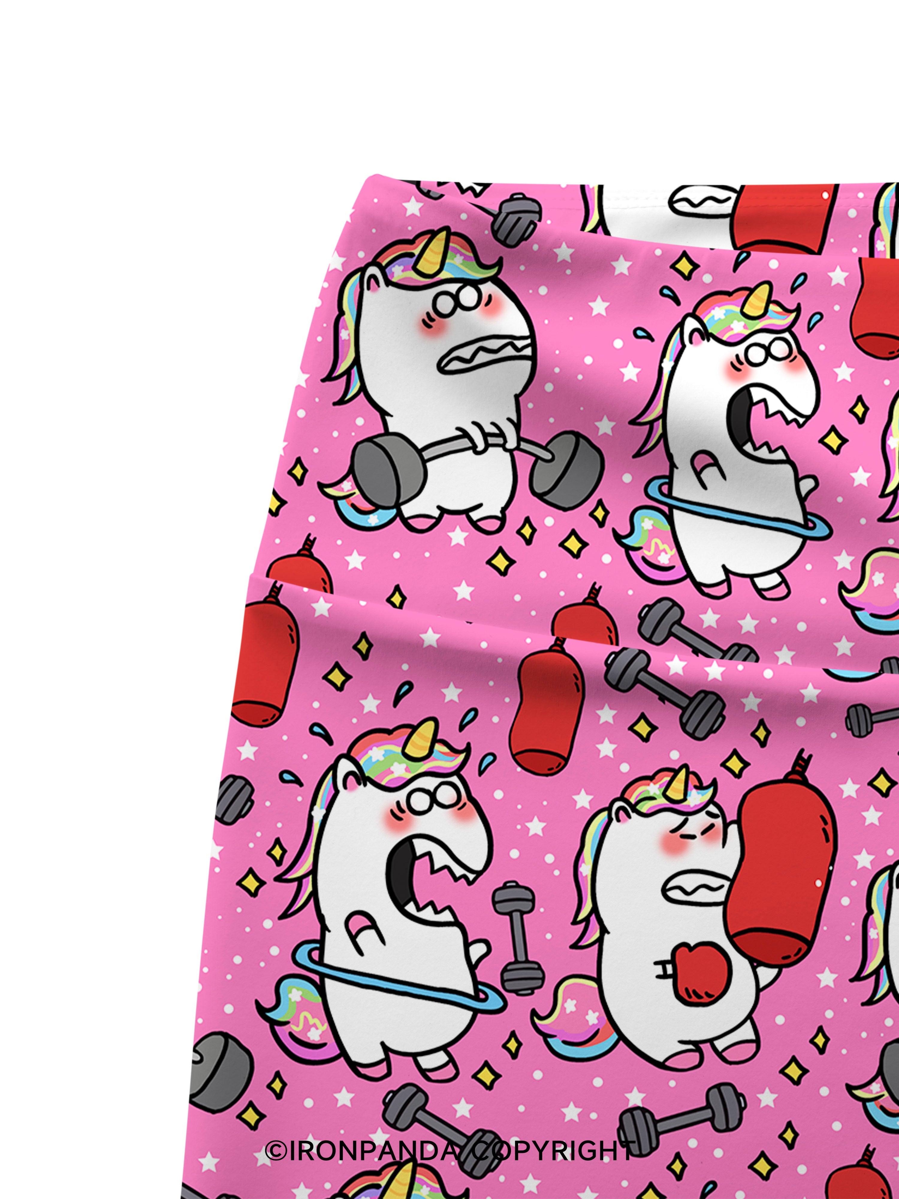 Sweat & Sparkle Printed Yoga Cycling Shorts