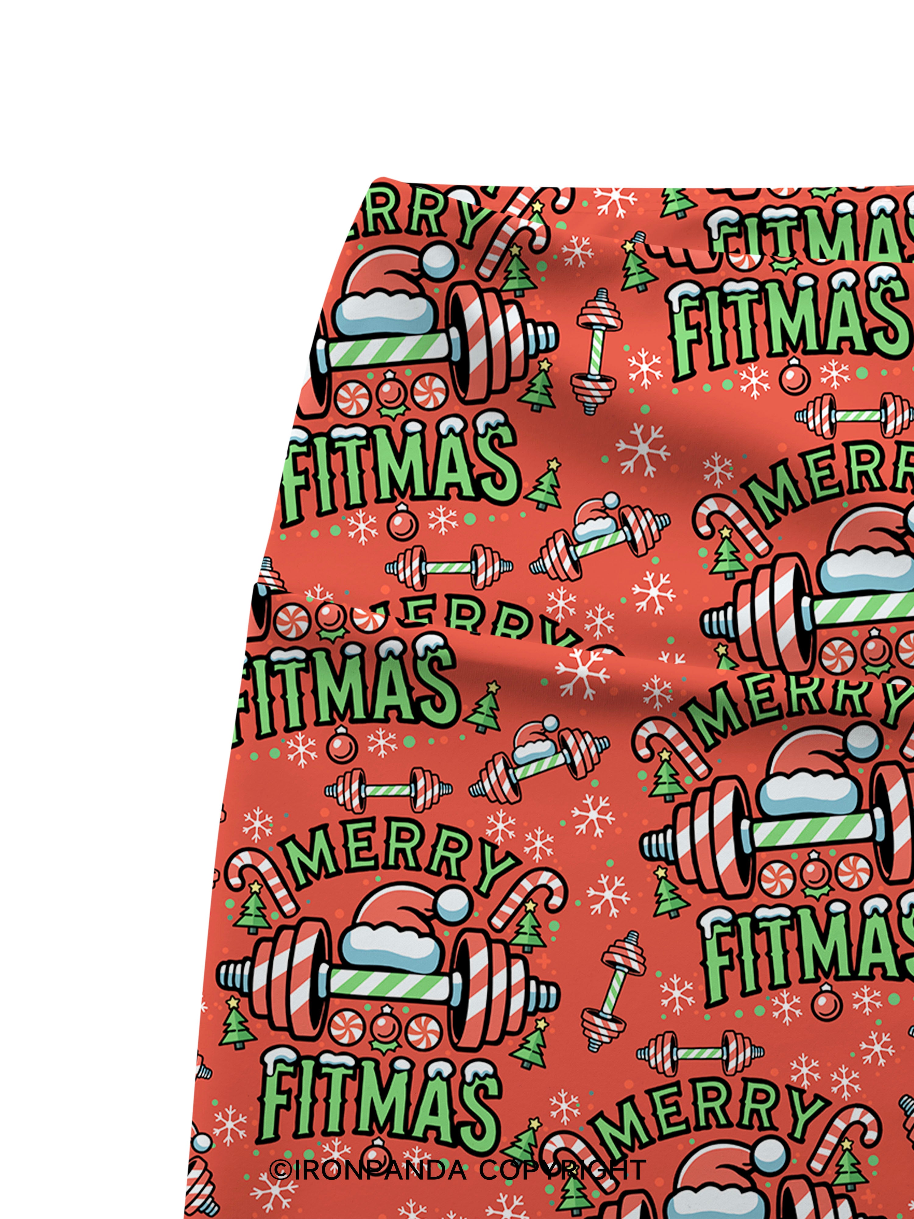 MERRY FITMAS Printed Yoga Cycling Shorts