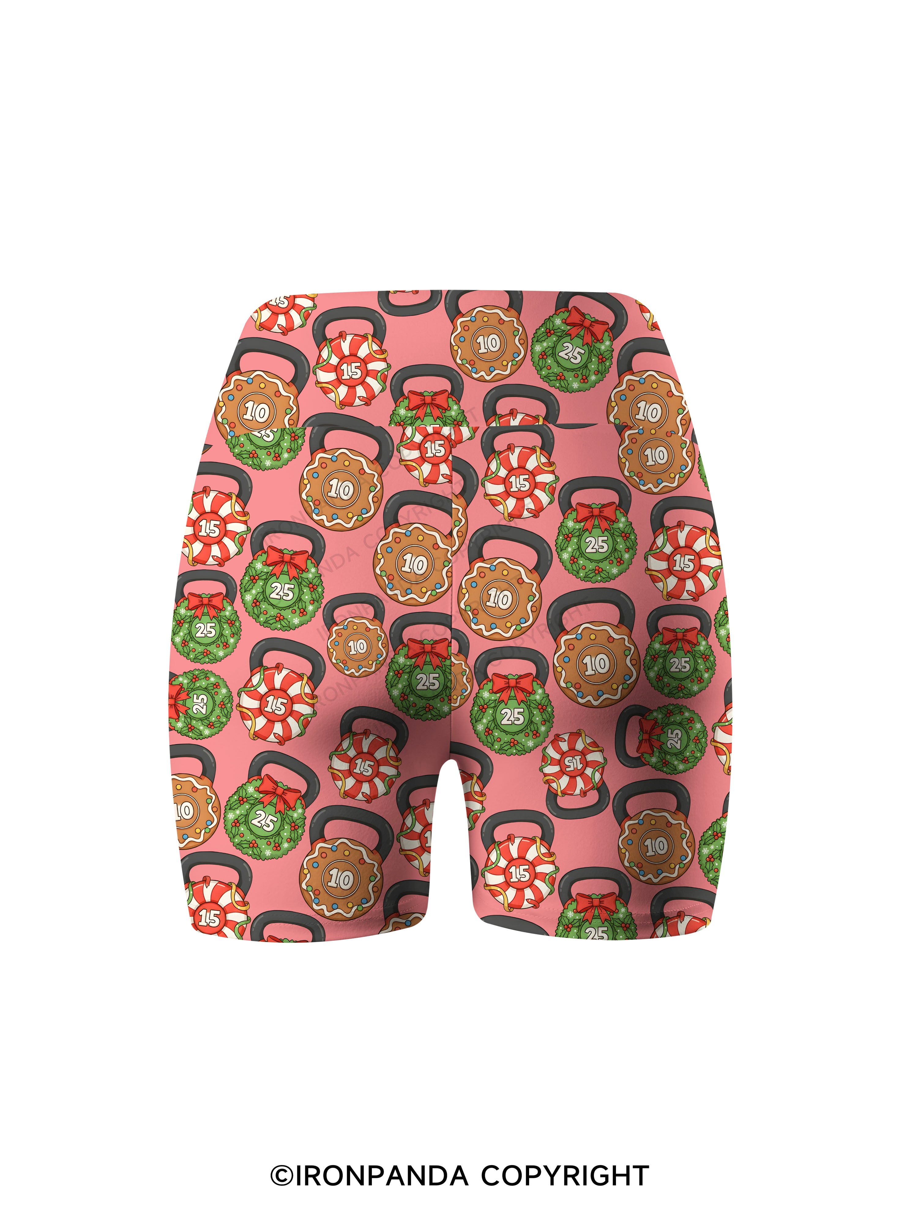 Shhh I'm Doing Math Printed Yoga Cycling Shorts