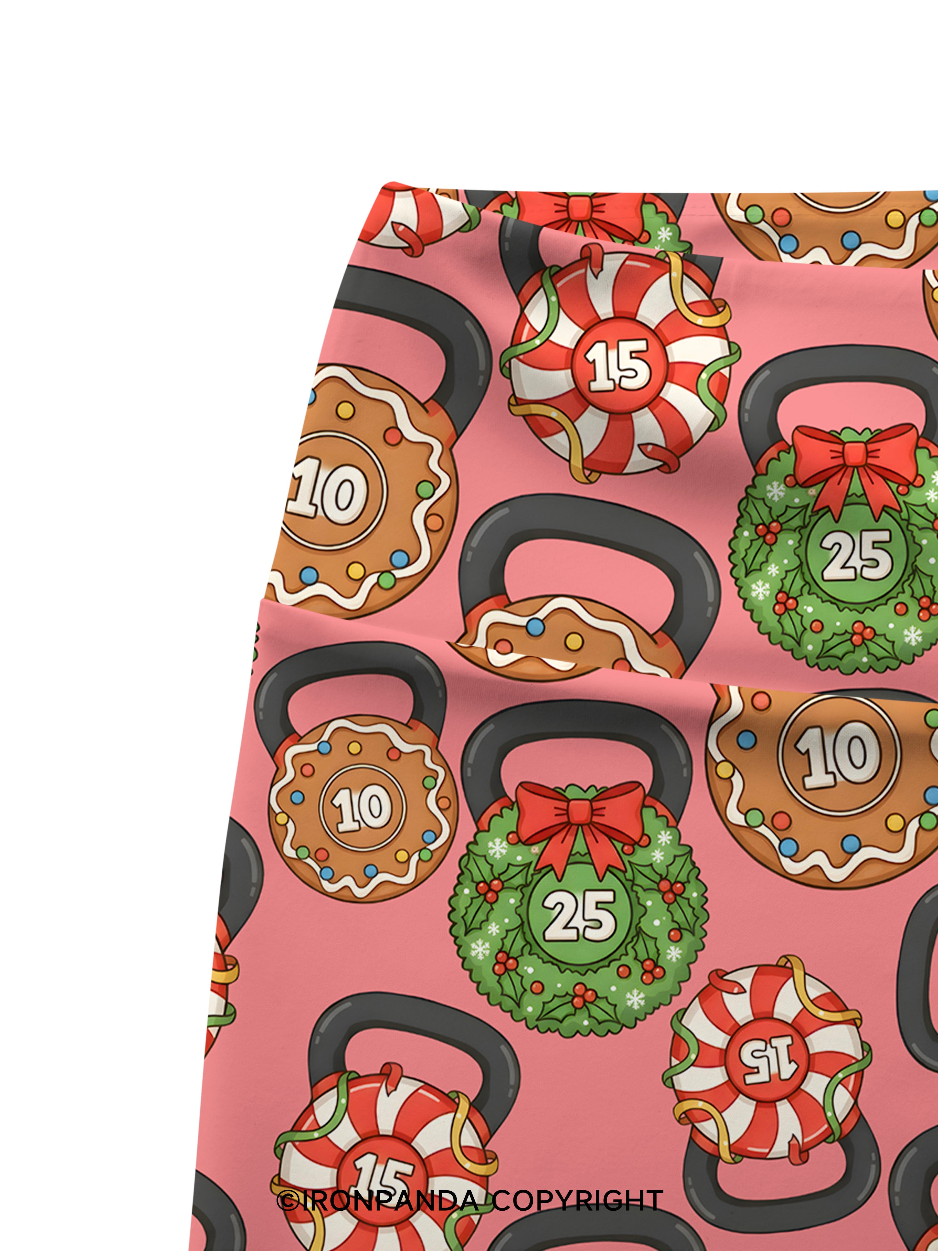 Shhh I'm Doing Math Printed Yoga Cycling Shorts