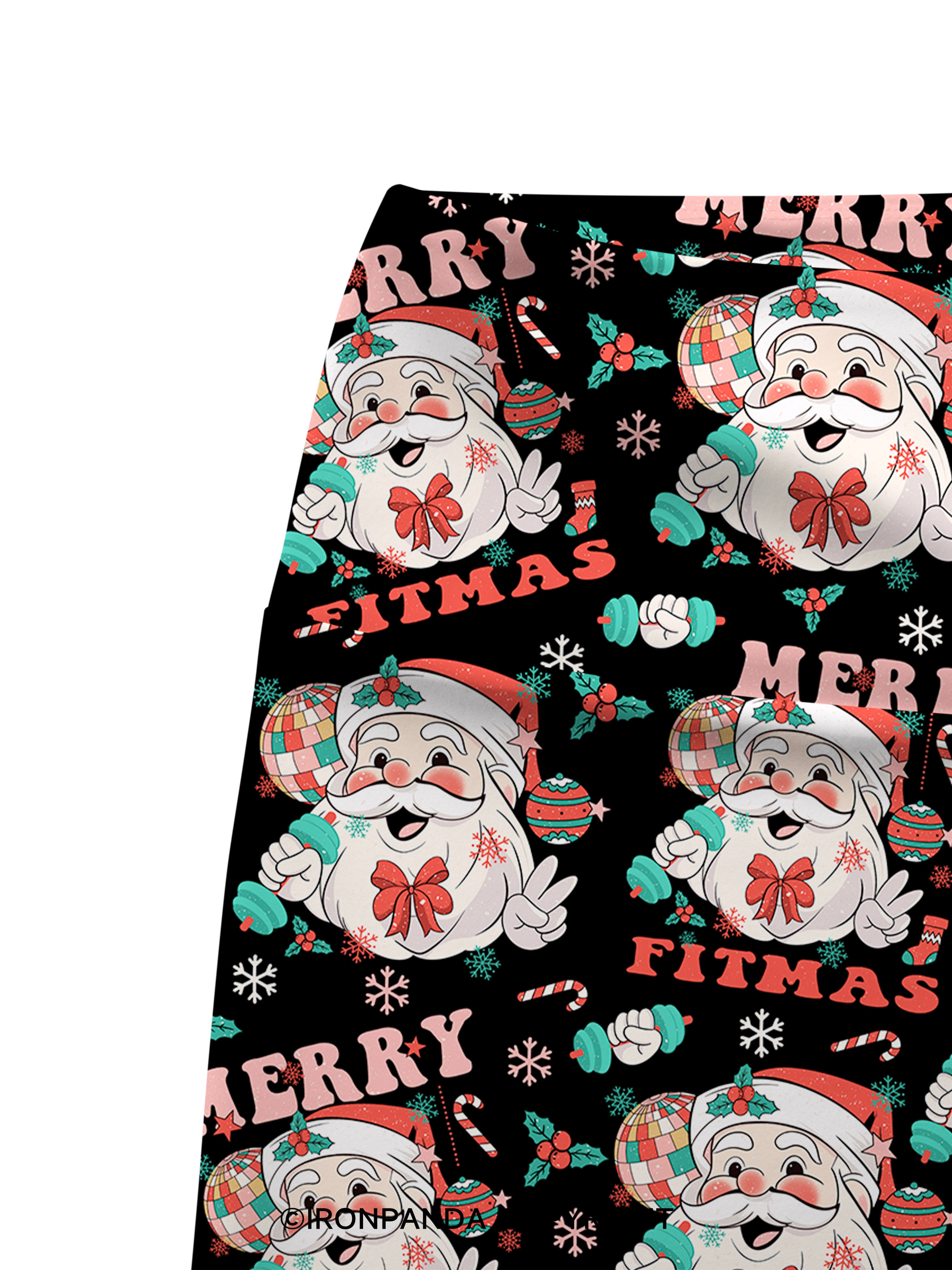 MERRY FITMAS Printed Yoga Cycling Shorts