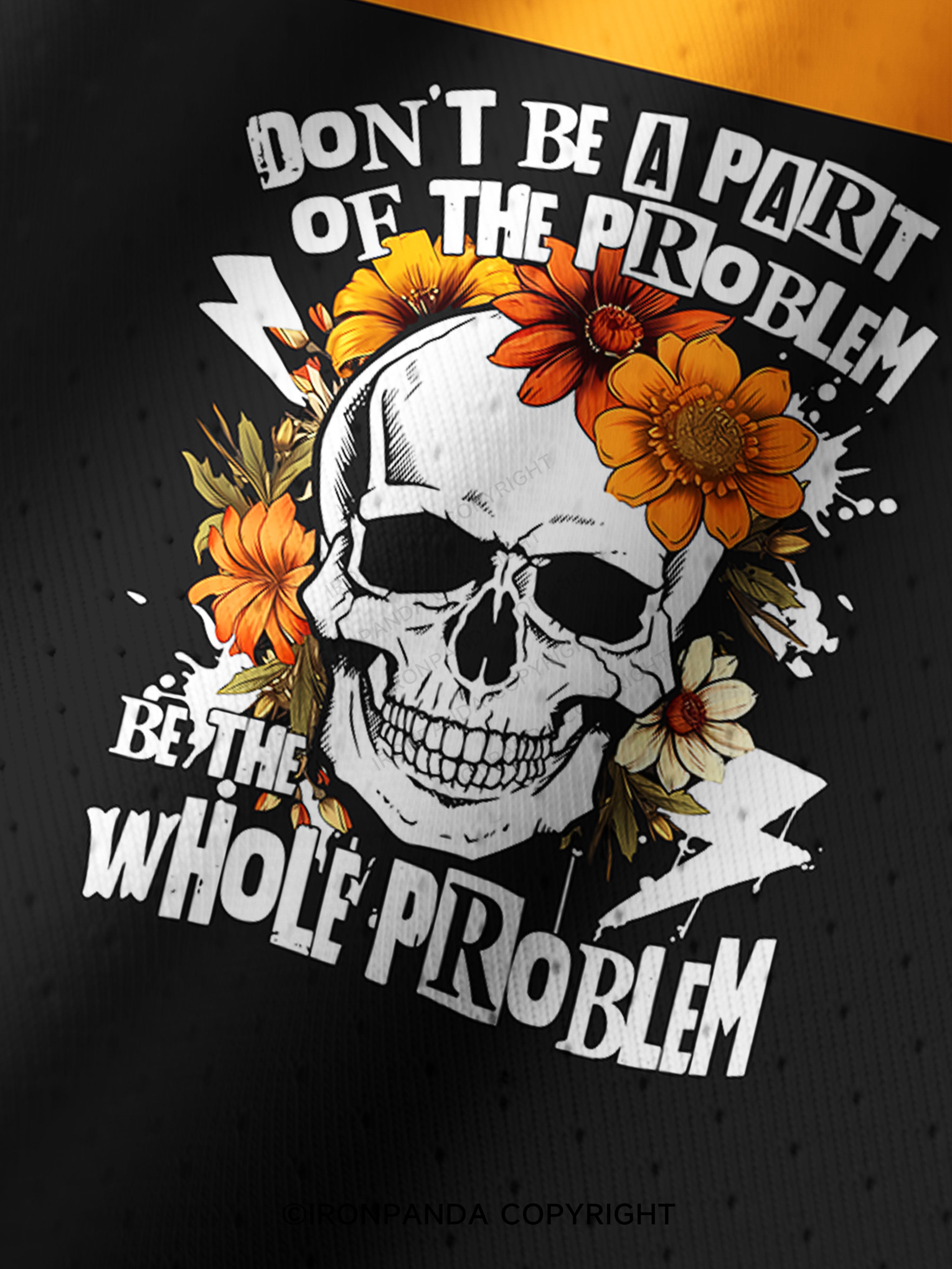 Don't be a part of the problem, be the whole problem Pro Mesh Jersey