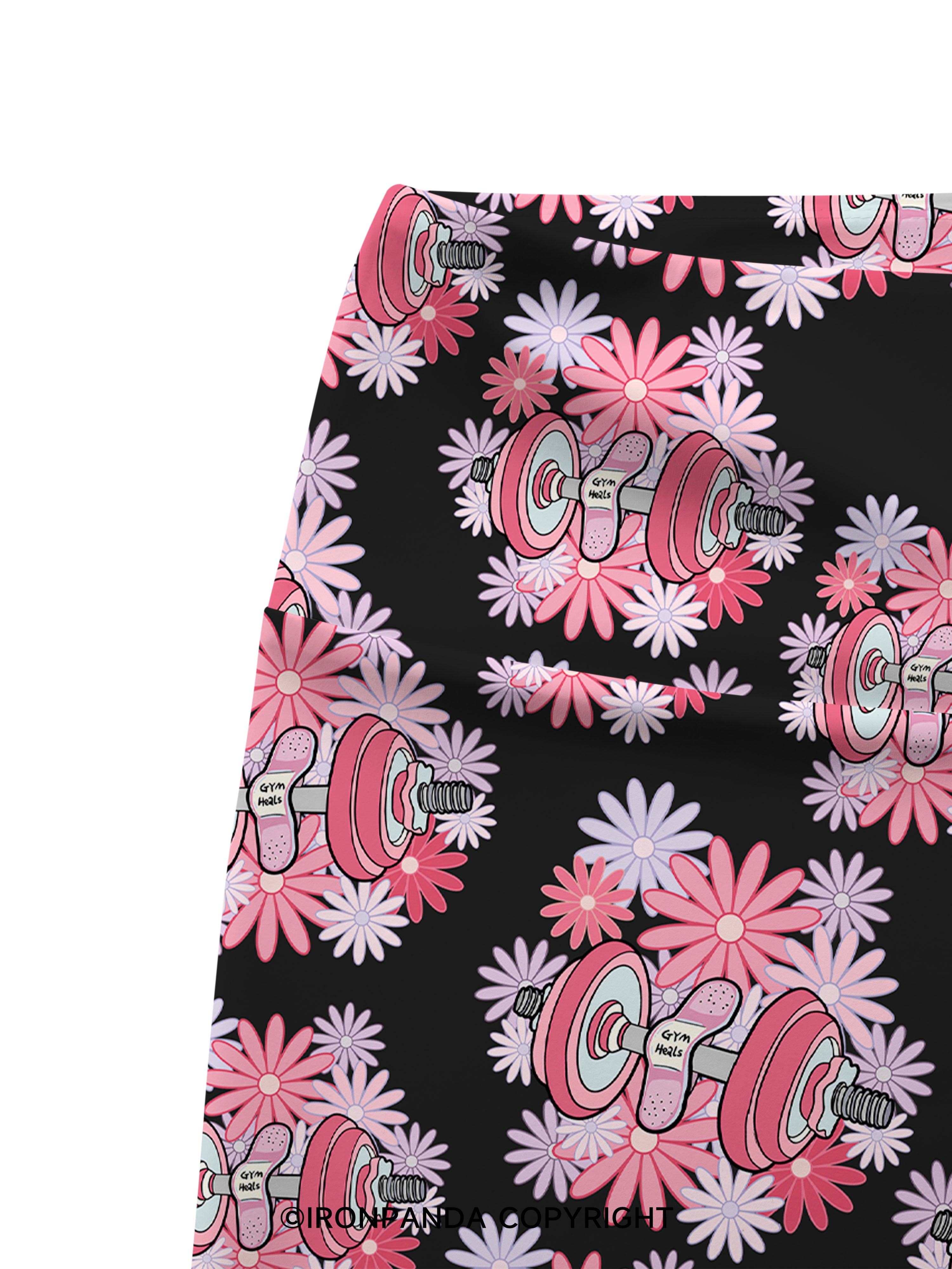 gym heals Printed Yoga Cycling Shorts
