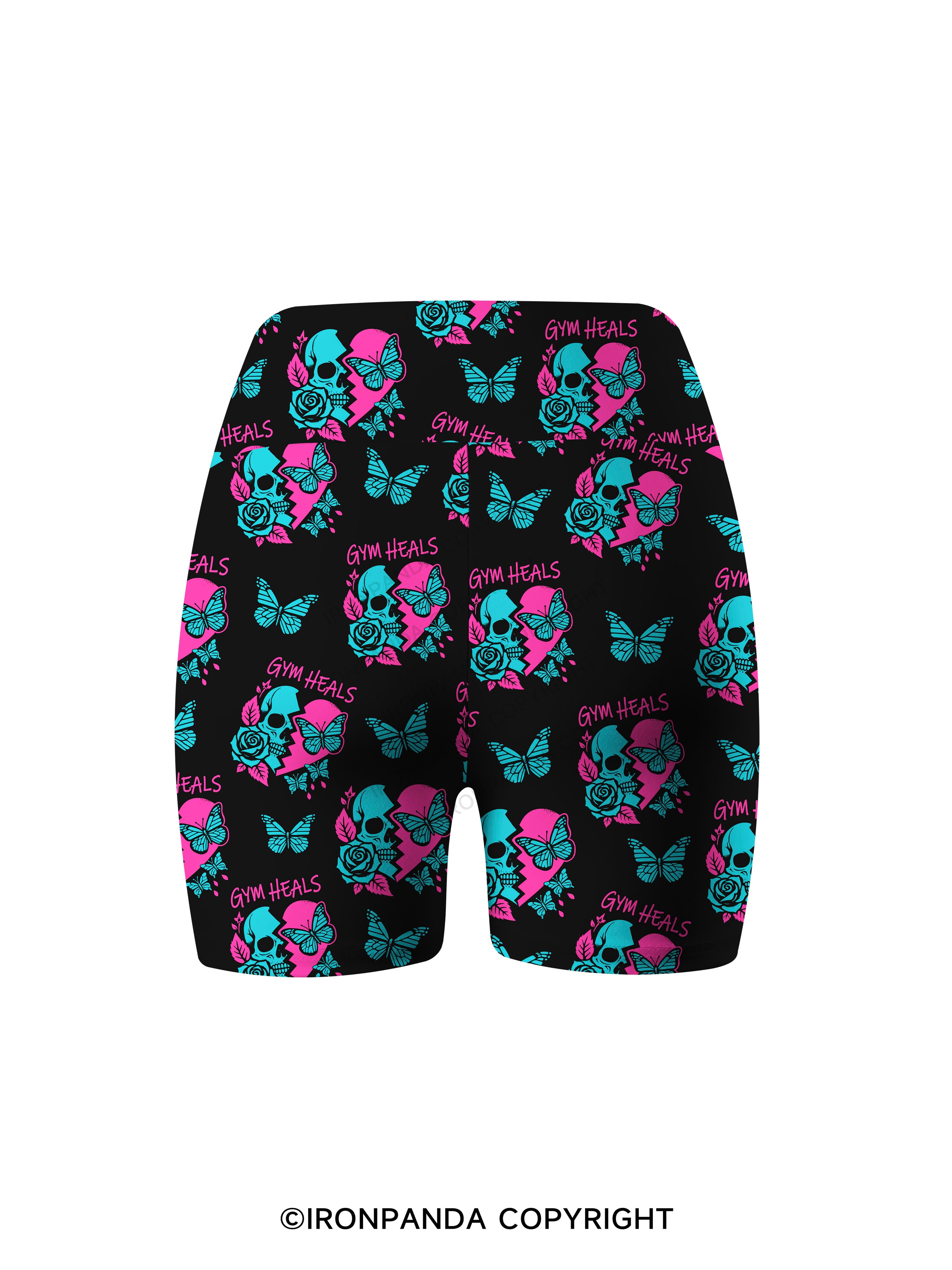 gym heals Printed Yoga Cycling Shorts