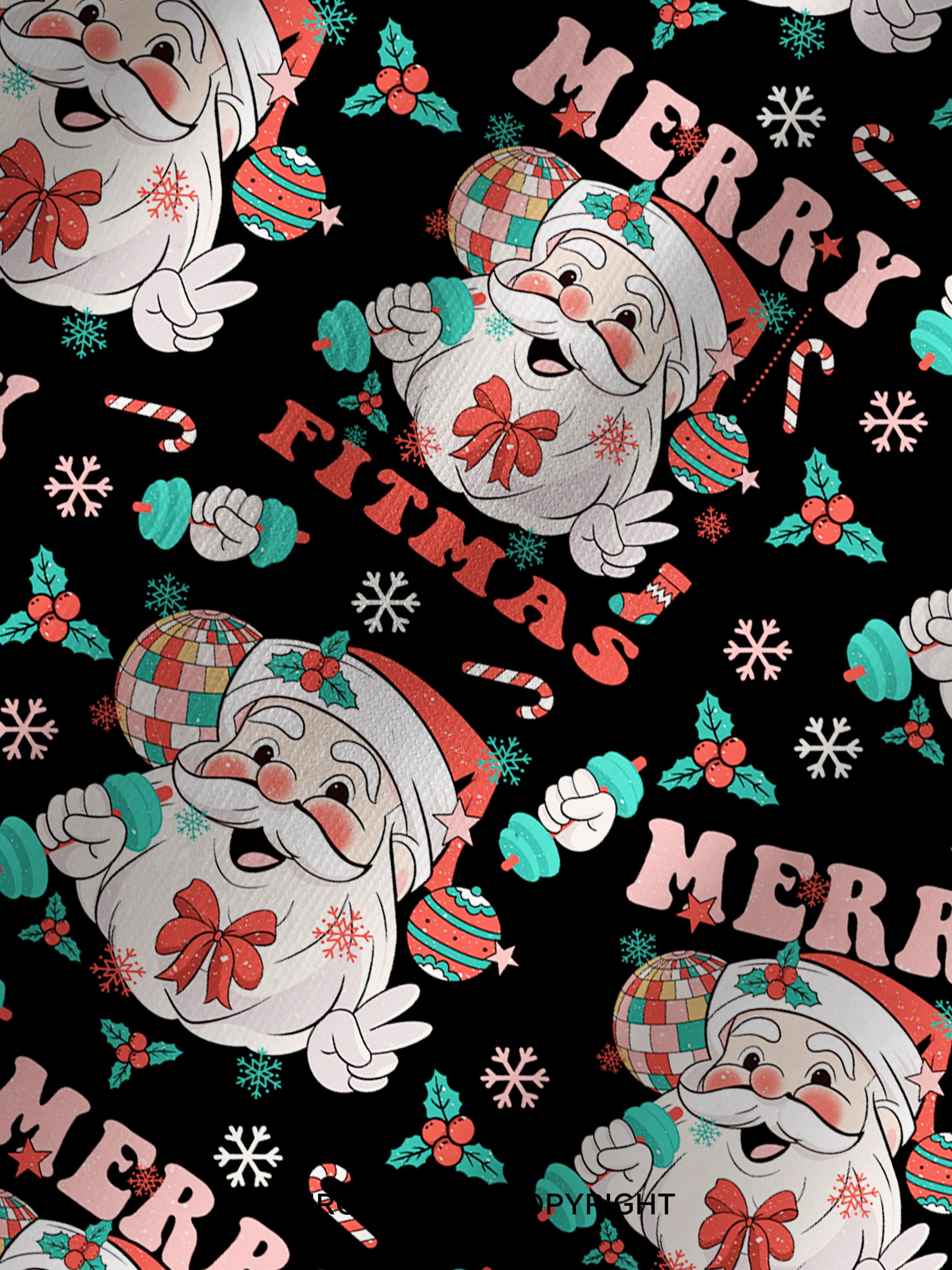 MERRY FITMAS Printed Yoga Shorts