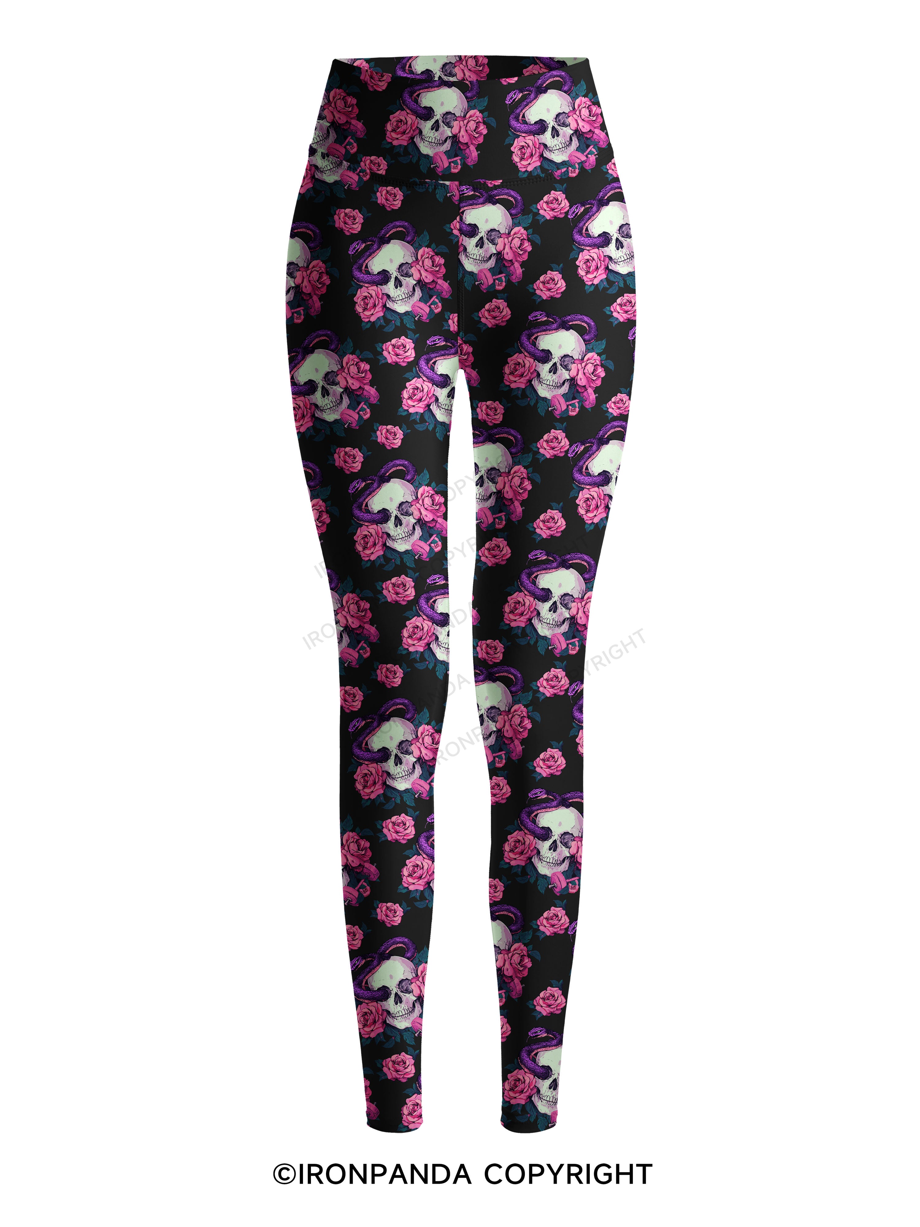 DEAD INSIDE BUT STILL MADE IT TO THE GYM Printed Yoga Pants
