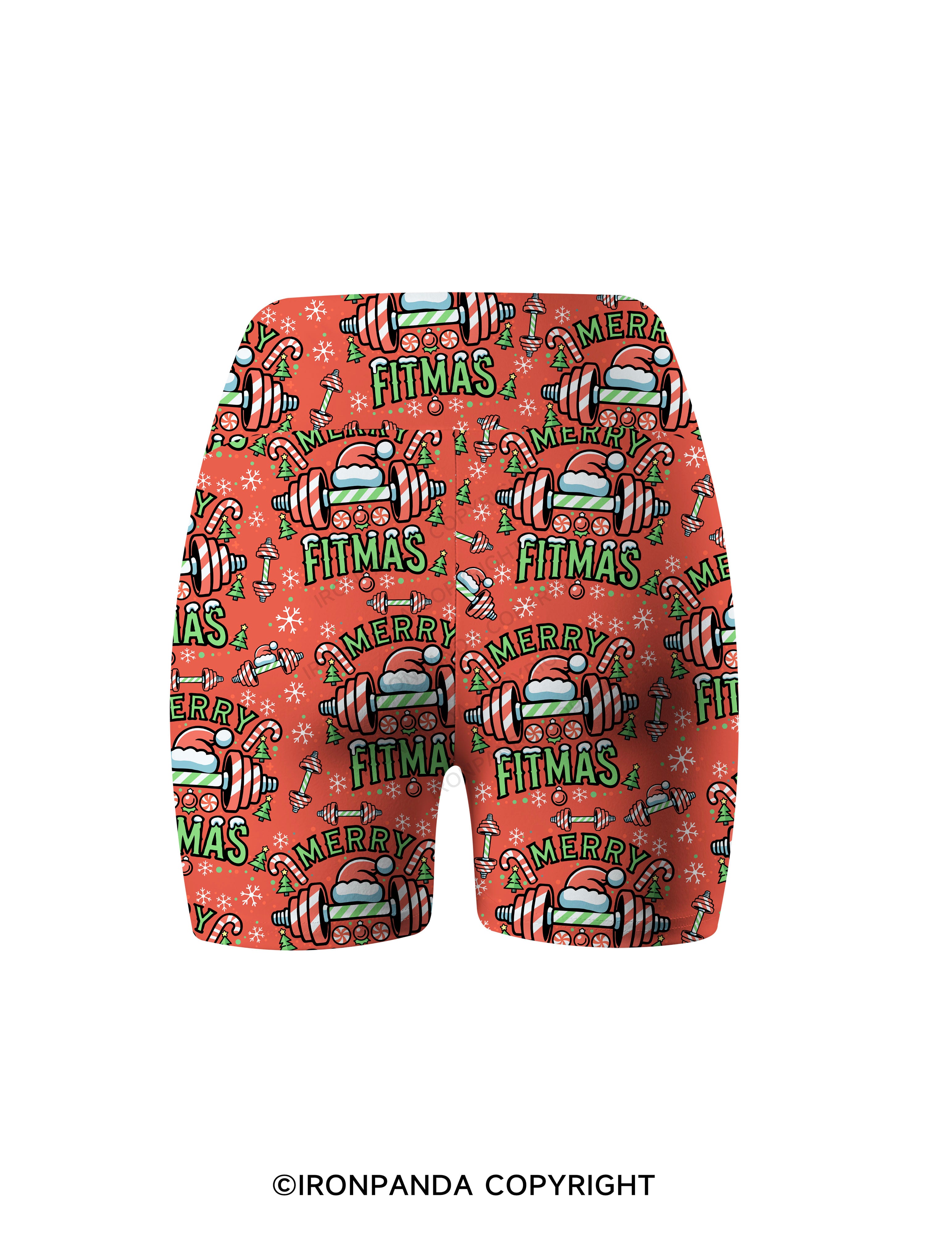 MERRY FITMAS Printed Yoga Cycling Shorts