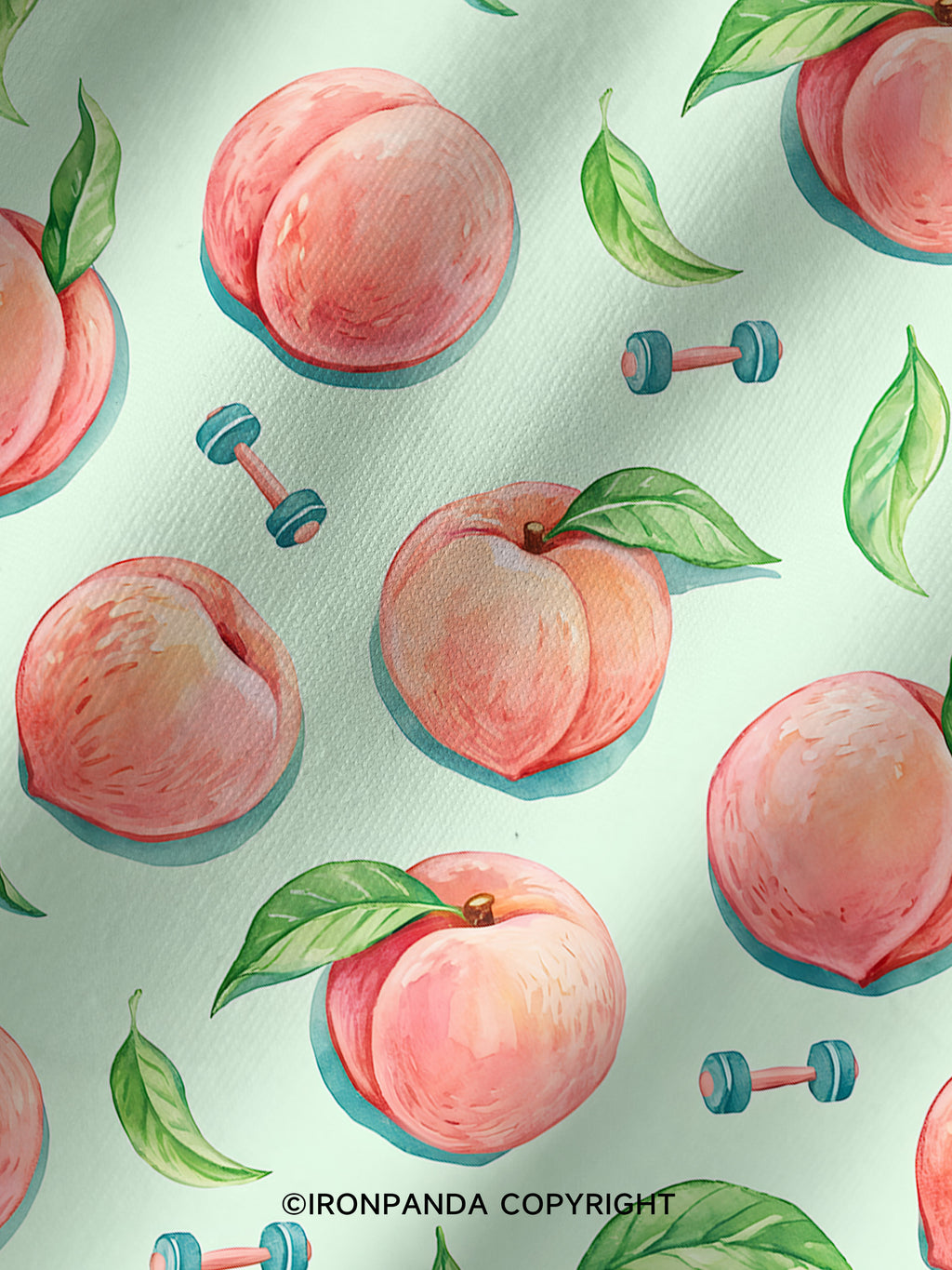 Peach Pump Printed Yoga Shorts