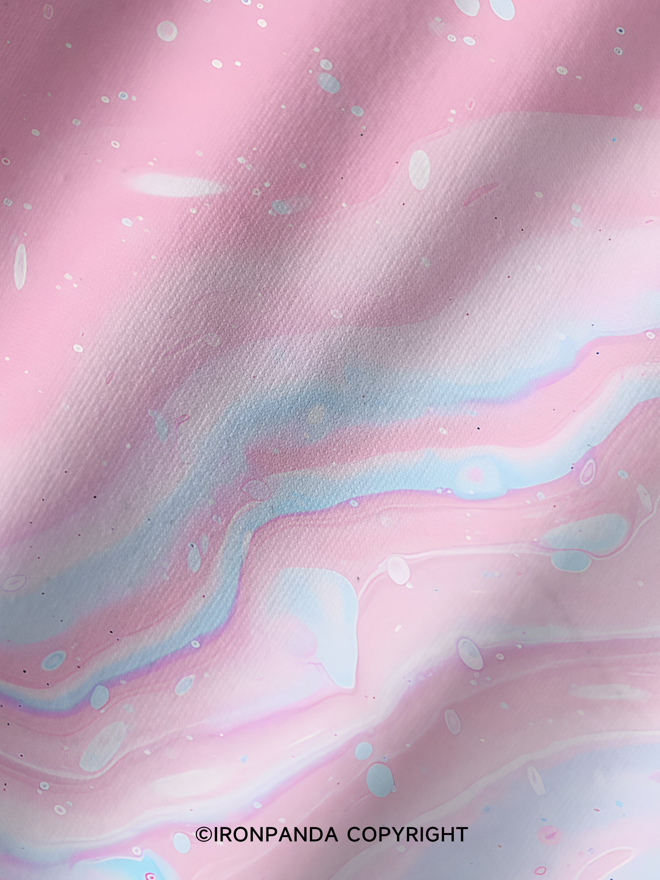 Pink Marble Printed Yoga Shorts
