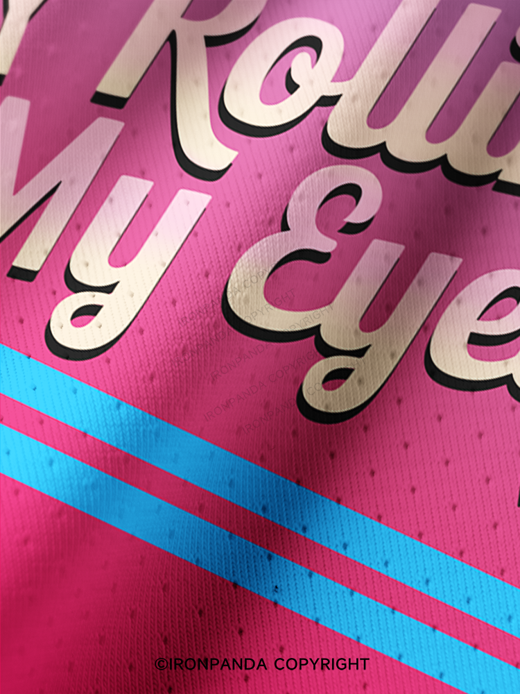 I BURN OF MY CALORIES BY ROLLING MY EYES Pro Mesh Jersey