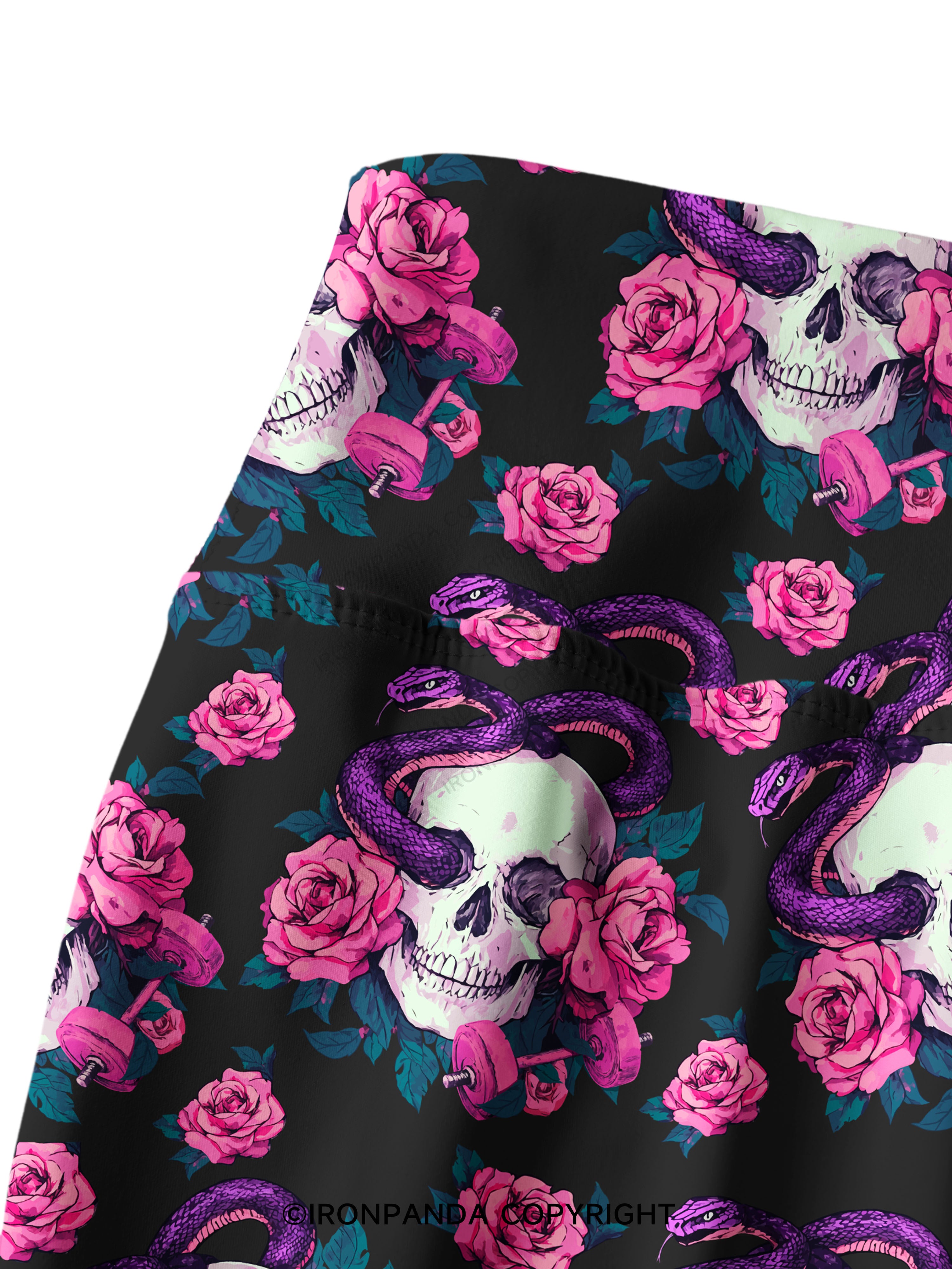 DEAD INSIDE BUT STILL MADE IT TO THE GYM Printed Yoga Pants