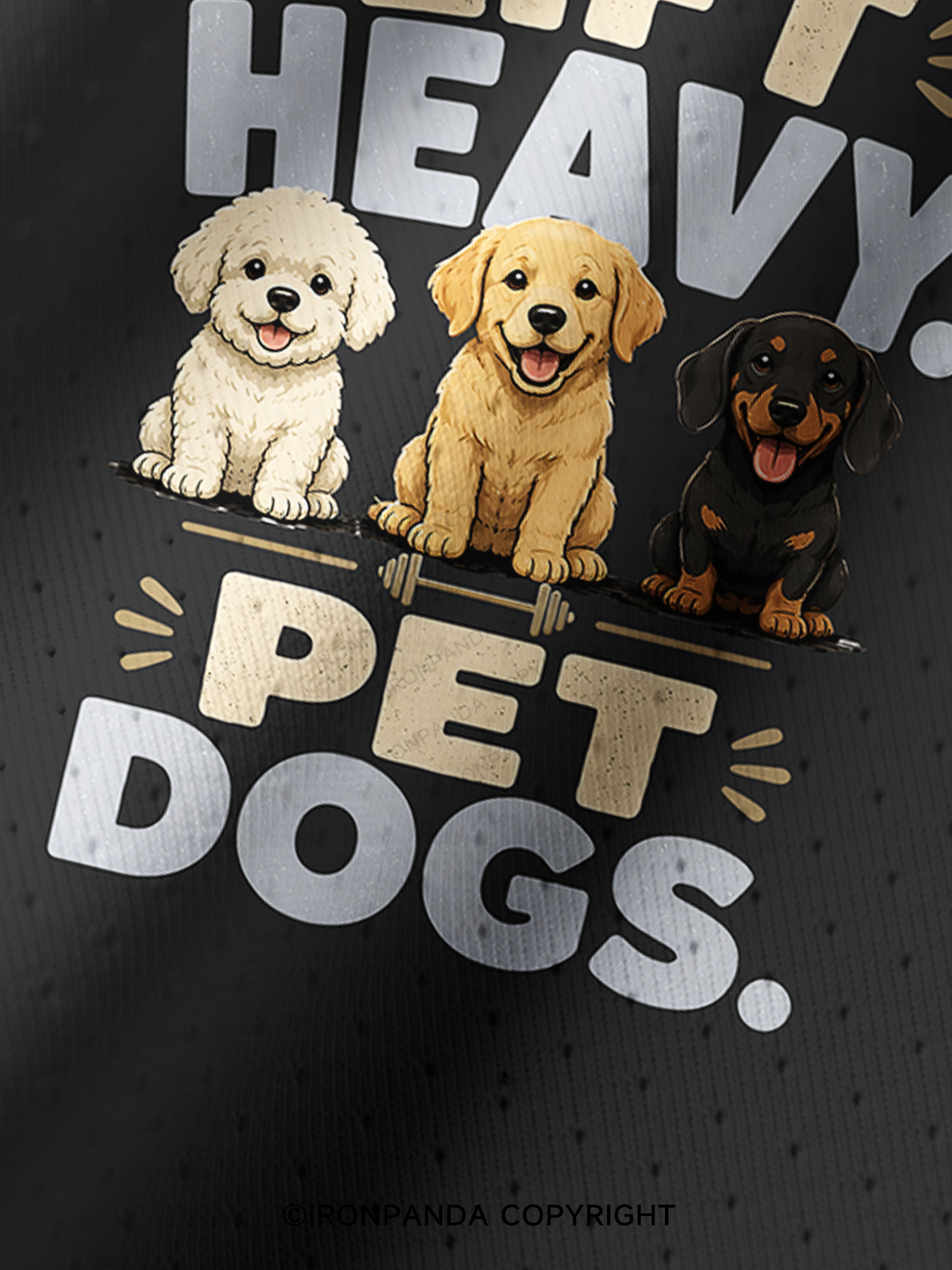 LIFT HEAVY PET DOGS FUNNY GYM Pro Mesh Jersey