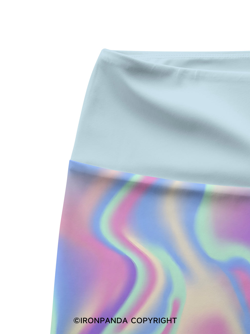 Gradation Printed Yoga Cycling Shorts