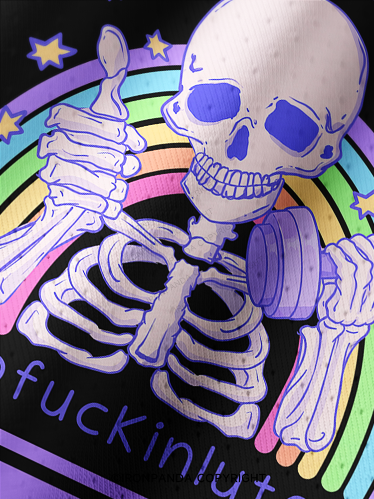 ABSOFUCKINLUTELY GYM SKELETON Pro Mesh Jersey
