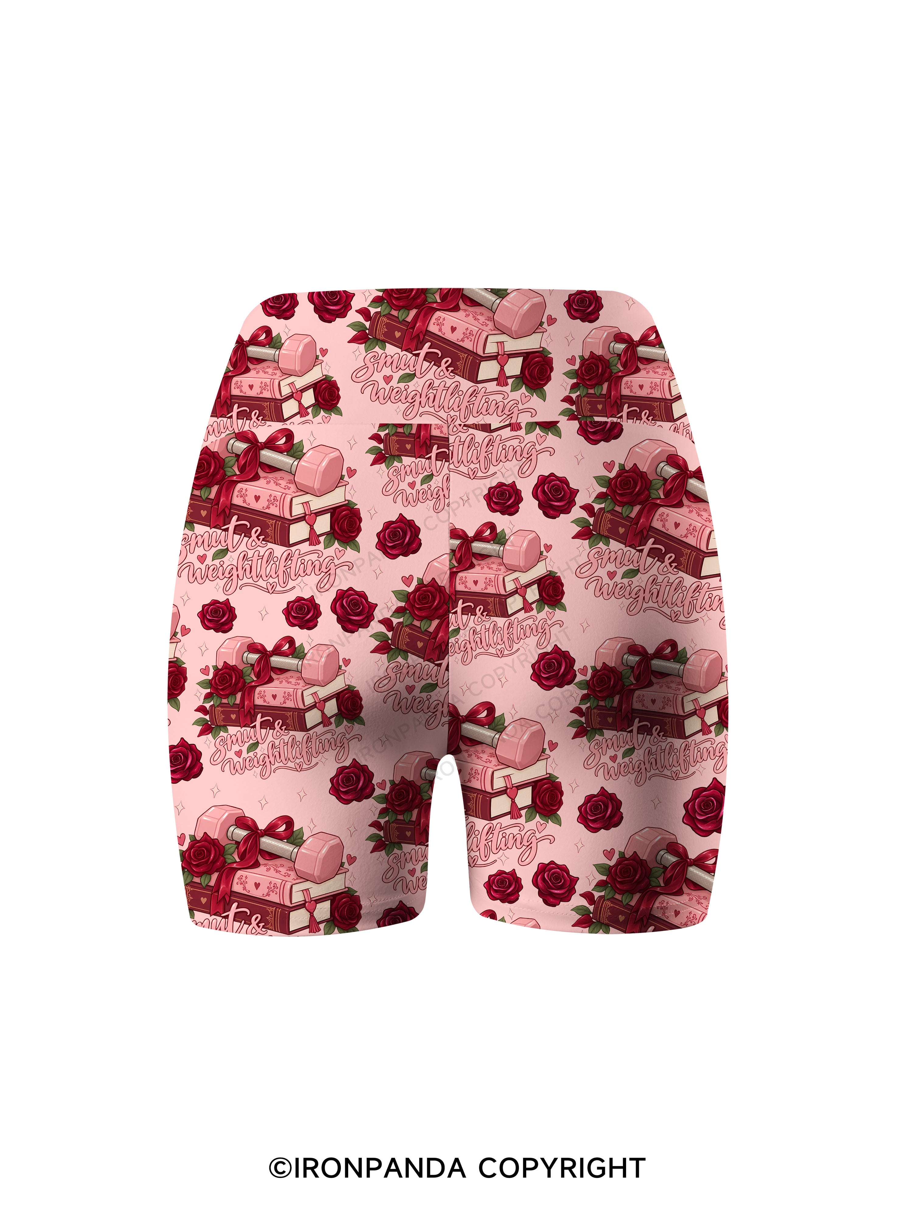 Smut & Weightlifting Printed Yoga Cycling Shorts