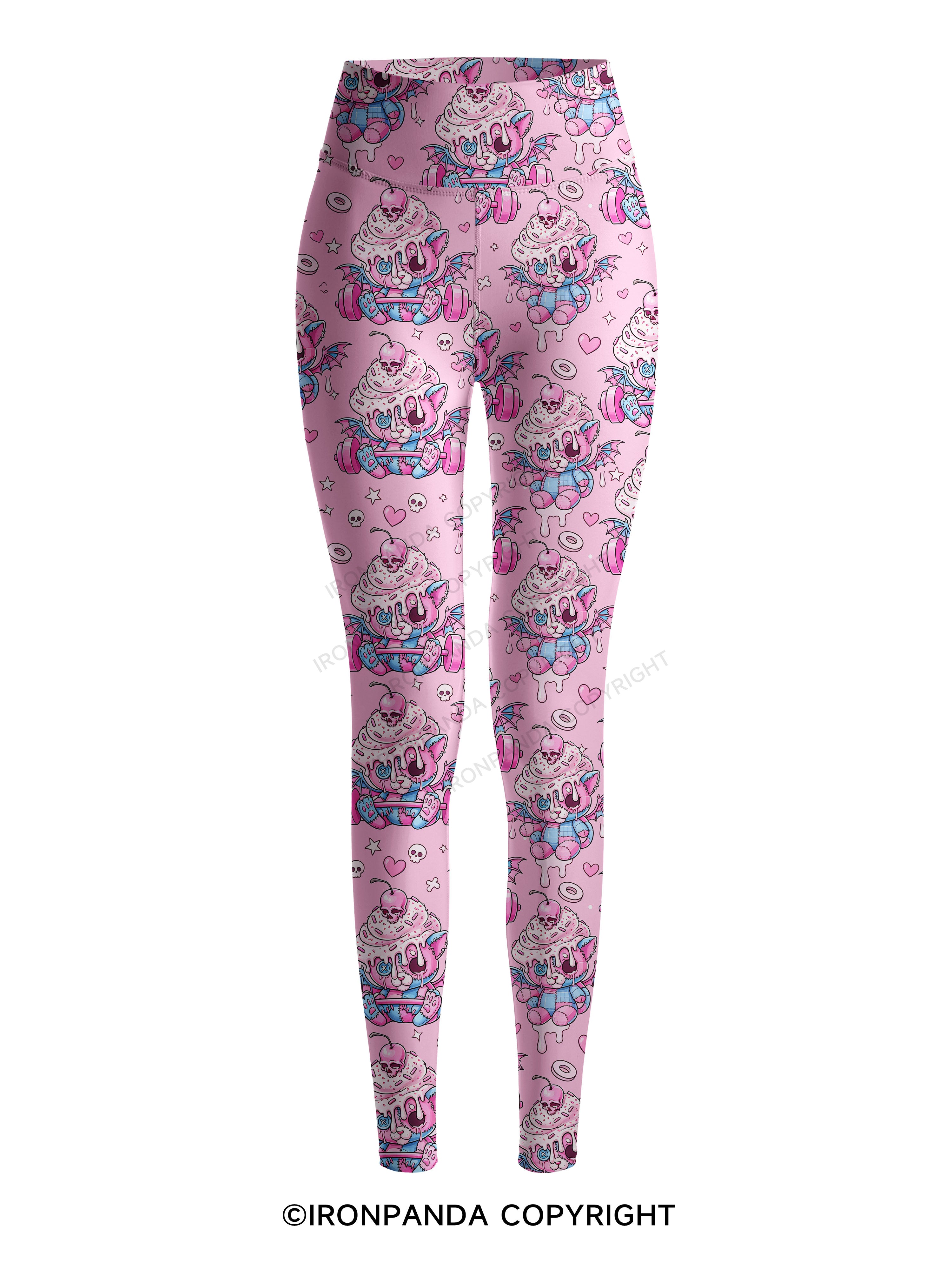 Teddy Deadlift Printed Yoga Pants