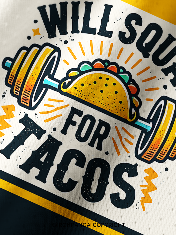 WILL SQUAT FOR TACOS Pro Mesh Jersey