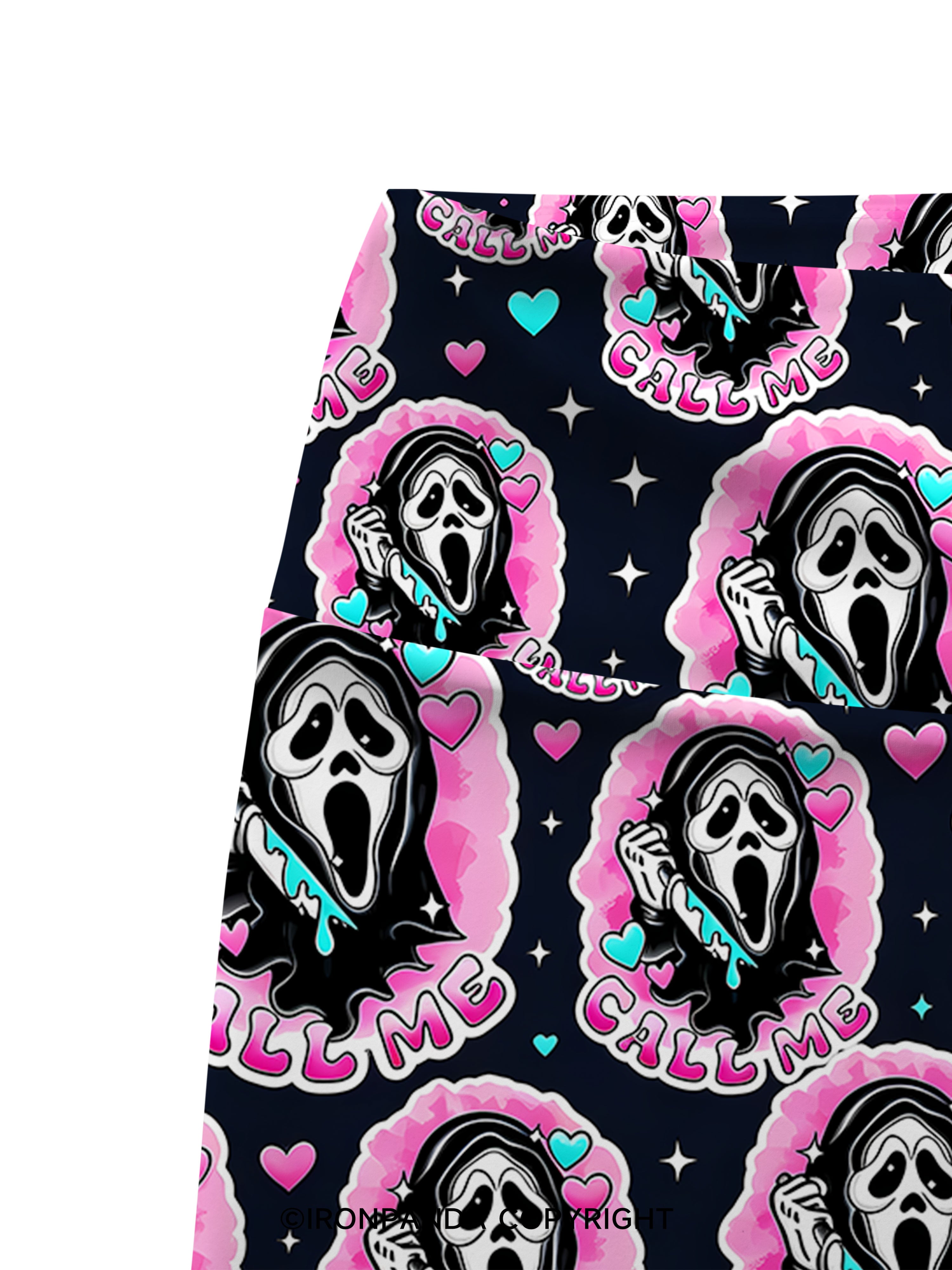 call me Printed Yoga Cycling Shorts