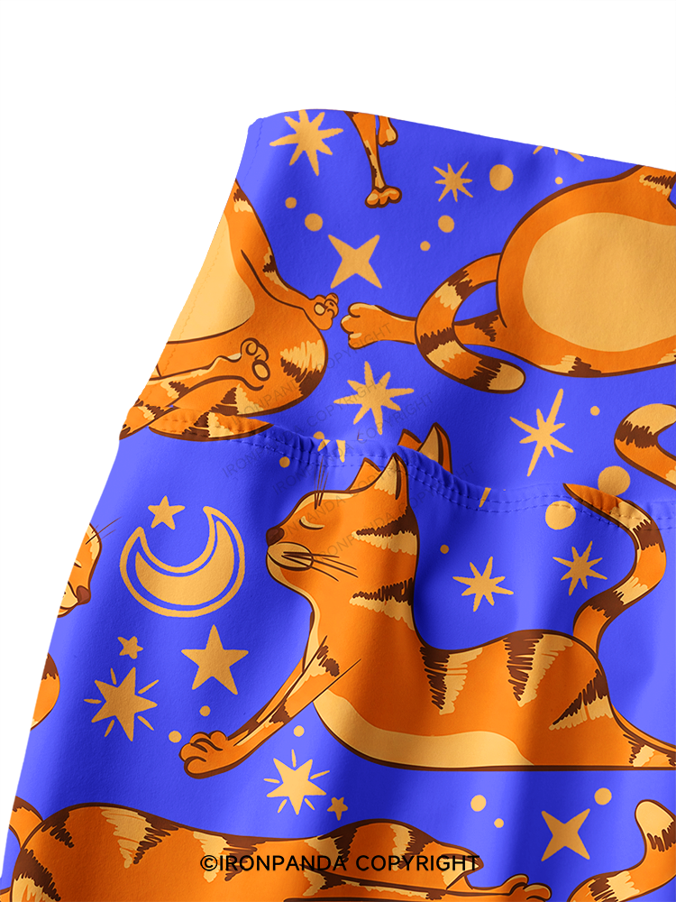 Yoga cats Printed Yoga Pants