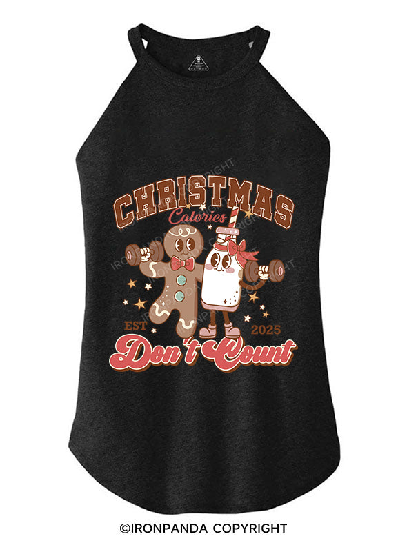 Christmas Calories Don't Count ROCKER COTTON TANK
