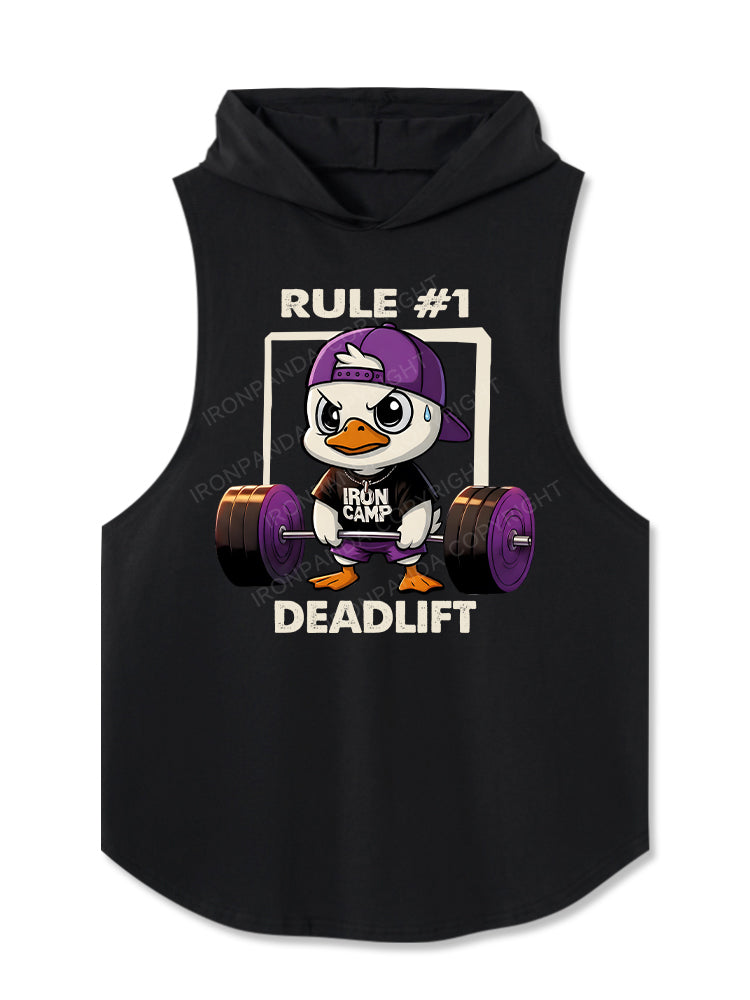 Duck Deadlift Hooded Tank