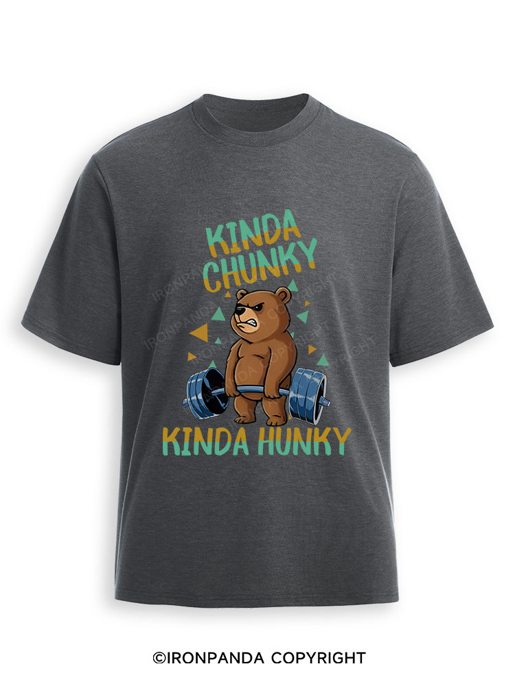 Kinda Chunky Kinda Hunky Ultra Soft Heather T-Shirt