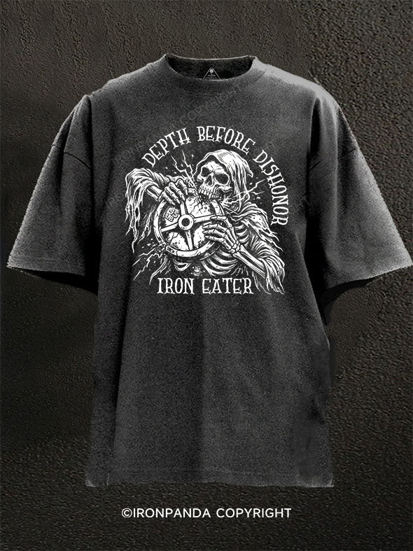 Depth Before Dishonor Washed Gym Shirt