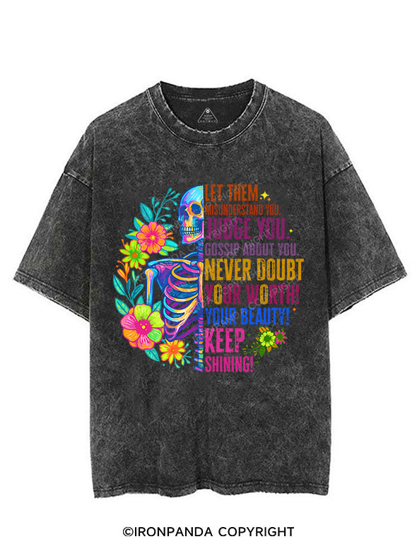keep shining VINTAGE GYM SHIRT