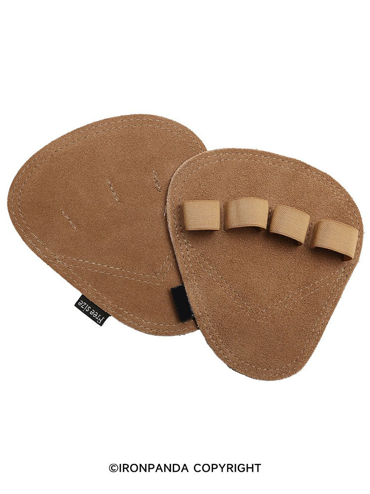 IronPanda Cowhide Leather Palm Guard Fitness Gloves