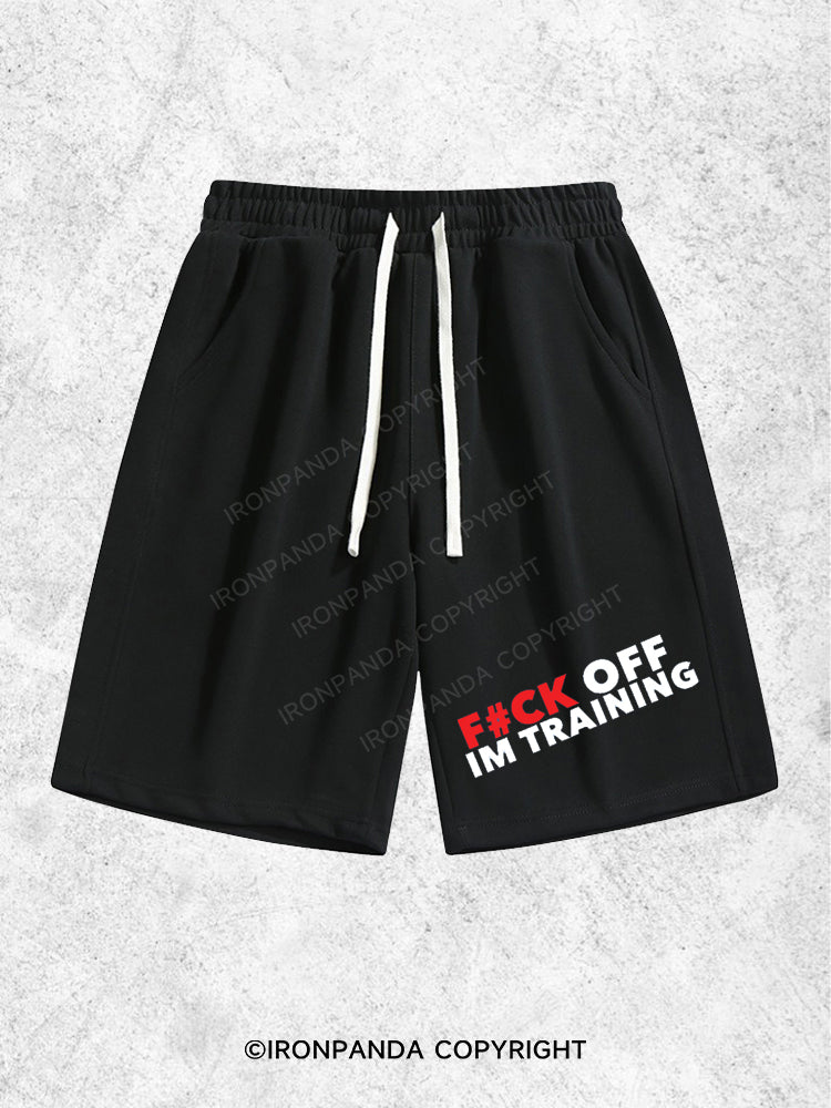 F#ck off, I'm training Loose Cotton Gym Shorts