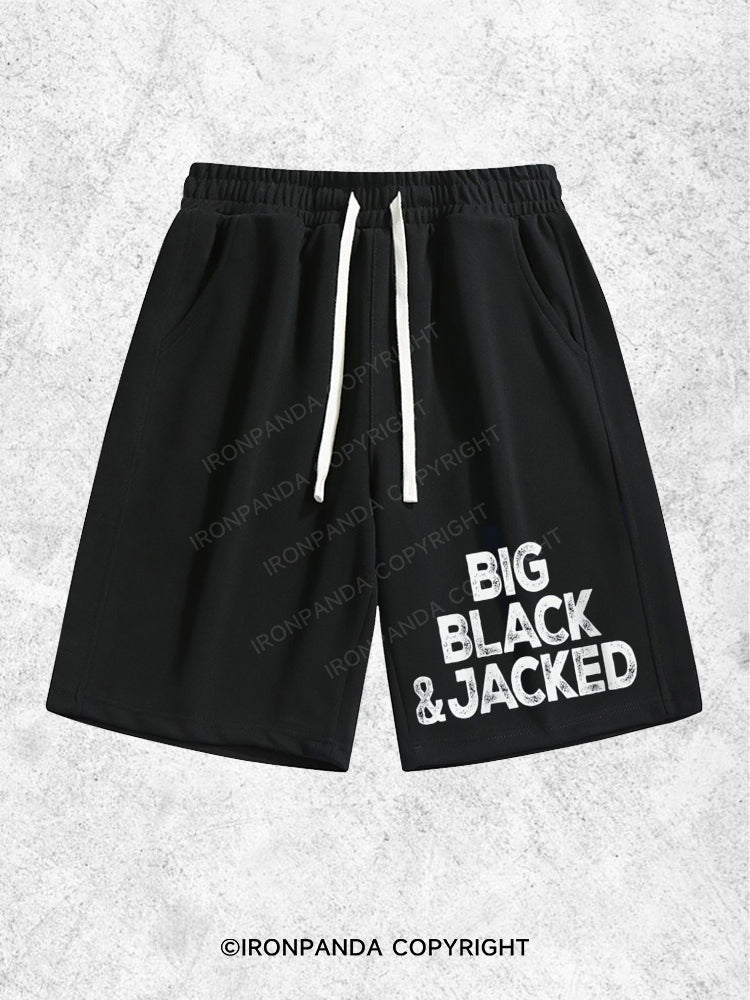 Big, Black & Jacked Loose Cotton Gym Shorts