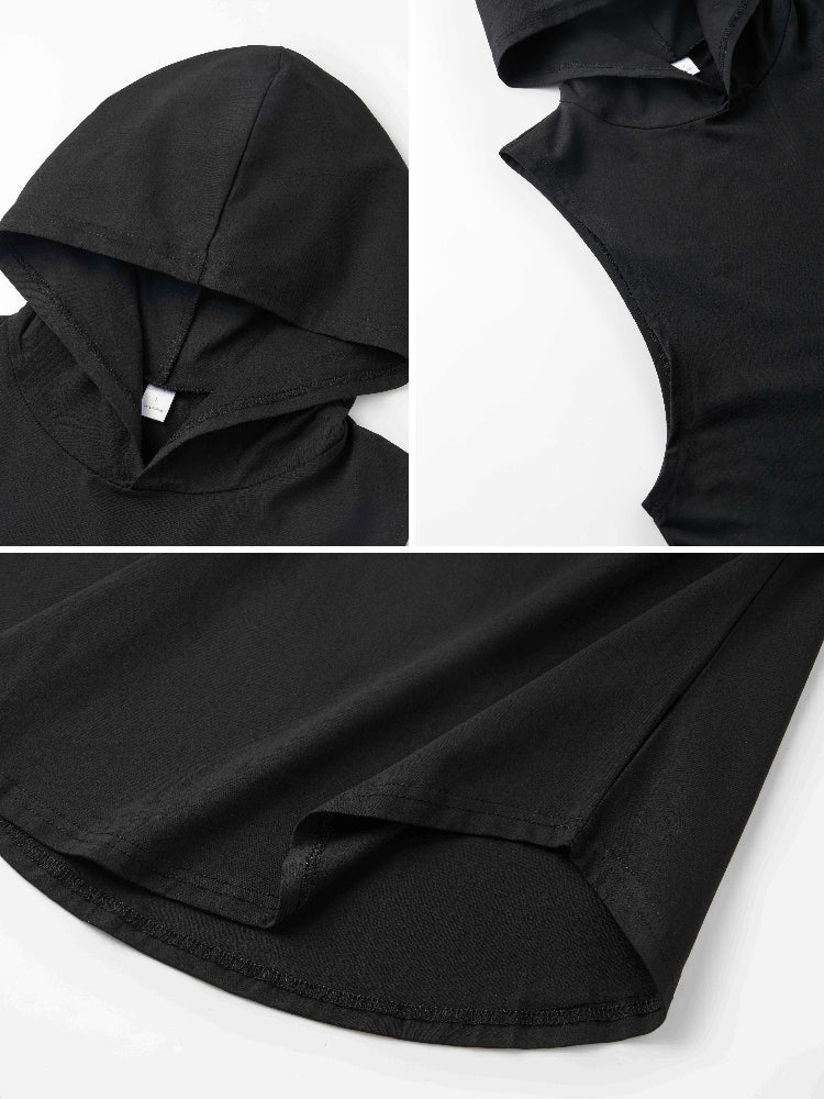 Be a nice human Hooded Tank