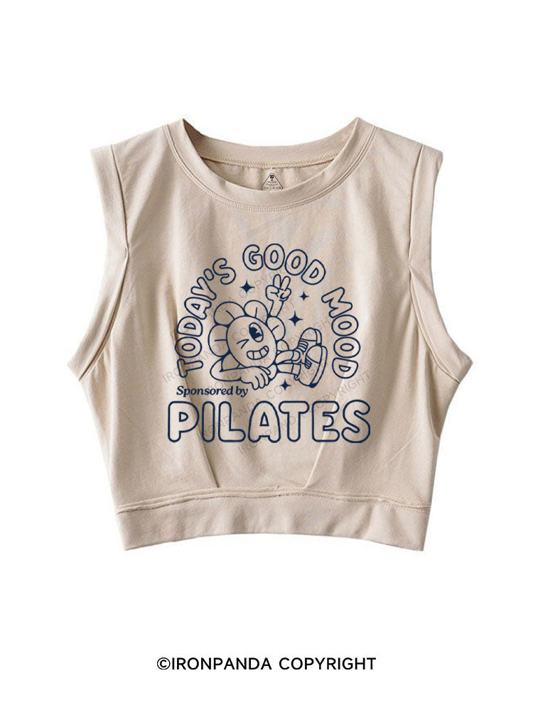 today's good mood sponsored by pilates SLEEVELESS CROP TOPS