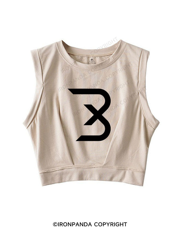 bx SLEEVELESS CROP TOPS