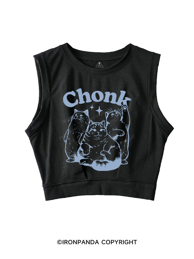 chonk SLEEVELESS CROP TOPS