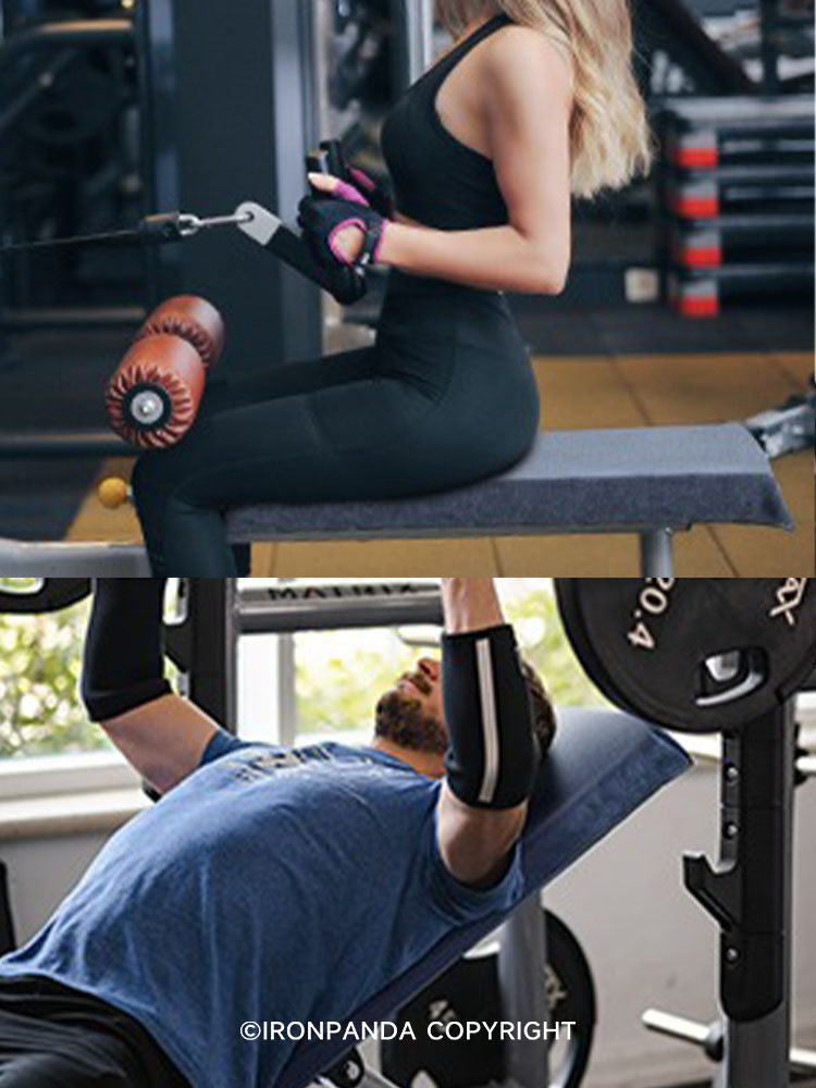 IronPanda Hidden-Zip-Pocket Absorbent Microfiber Sports Towel