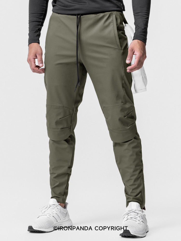 Elastic Waist Drawstring Running Workout Joggers