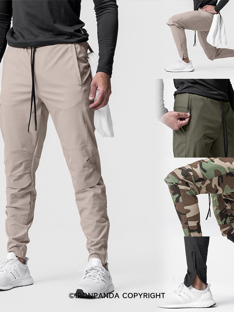 Elastic Waist Drawstring Running Workout Joggers