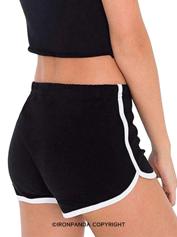 Carbie I Love Carbs Bread Pasta Pizza Workout Shorts