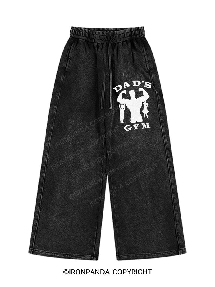DAD'S GYM Washed Baggy Joggers