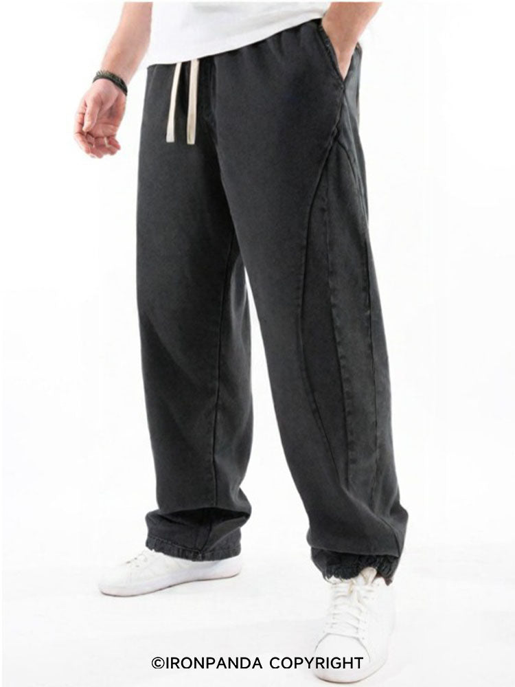 SOLID Washed Baggy Joggers