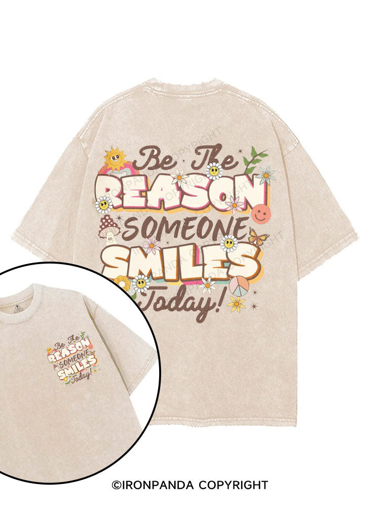 Be the reason someone smiles today! printed Gym Shirt