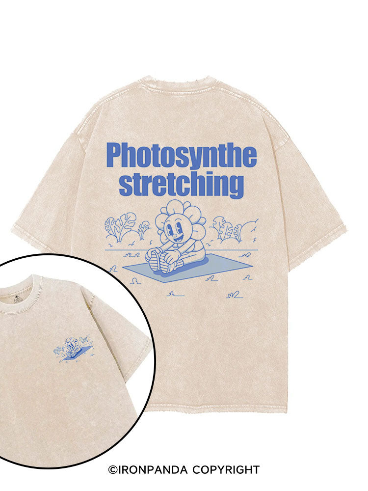 Photosynthe Stretching printed Gym Shirt