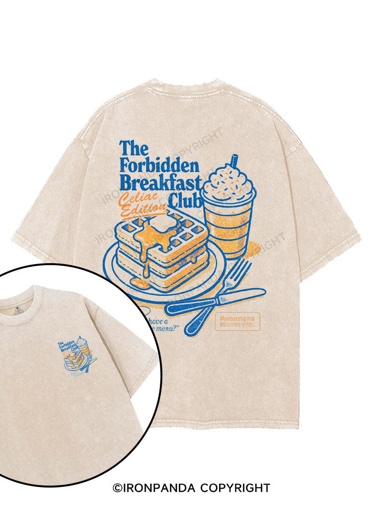 The Forbidden Breakfast Club  printed Gym Shirt