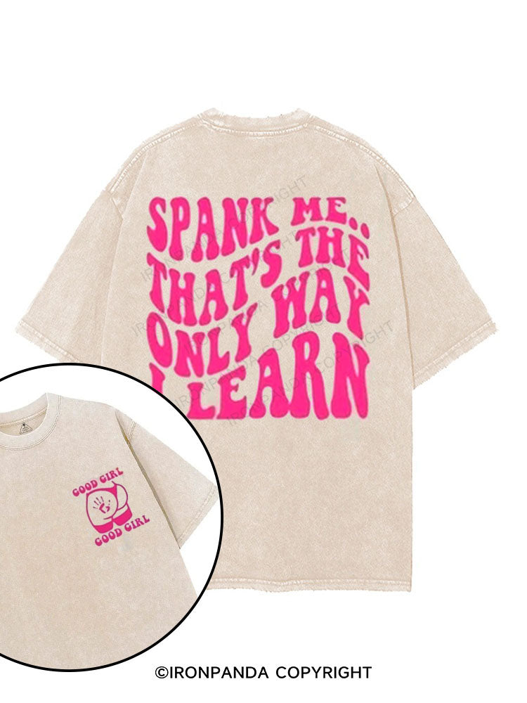 Spank Me Printed Gym Shirt