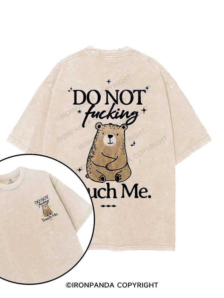 DO NOT fucking TOUCH ME printed Gym Shirt