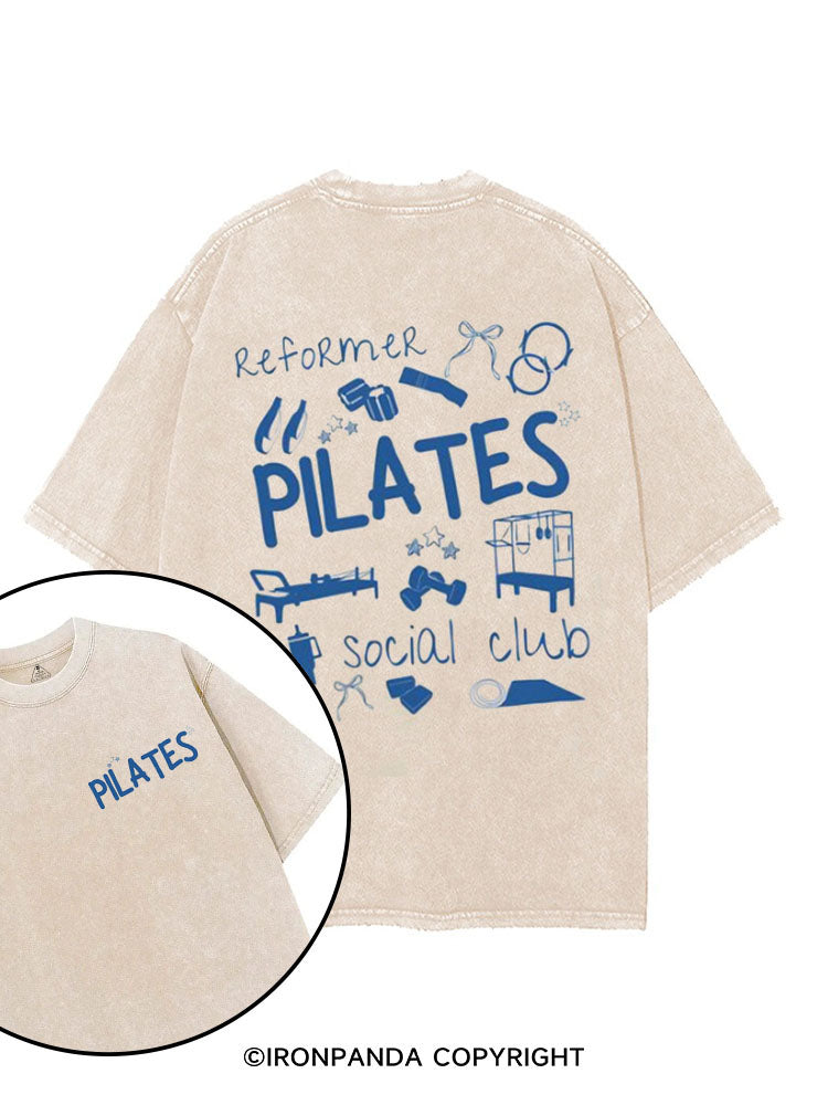 Reformer Pilates printed Gym Shirt