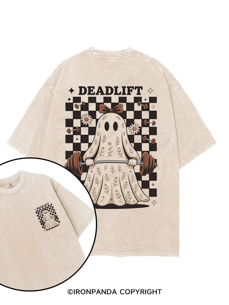 DEADLIFT printed Gym Shirt