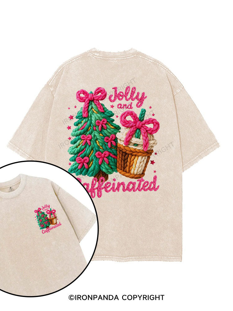 Jolly and Caffeinated printed Gym Shirt